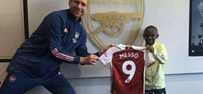 10 yaşındaki Leo Messo, Arsenal'da