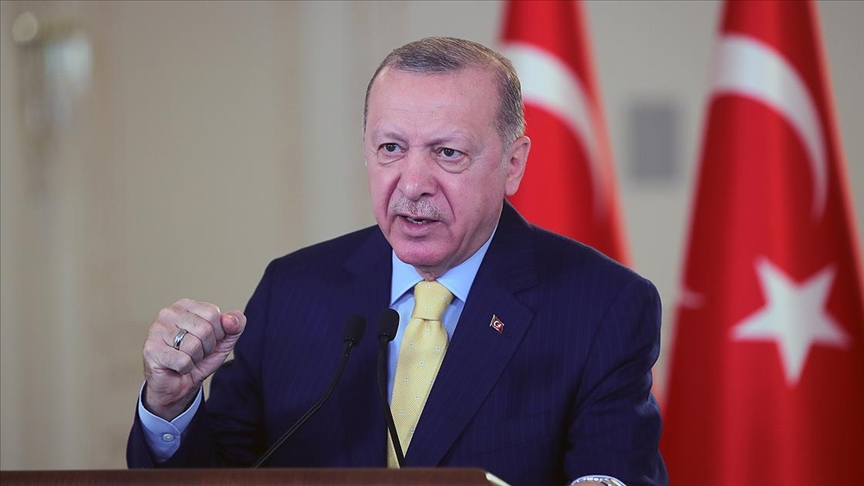 Erdoğan: Kıbrıs'ta yeni müzakere süreci olacaksa iki devlet arasında yürütülmelidir