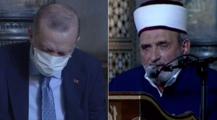 Erdoğan'ın katıldığı programda imam, Mustafa Kemal Atatürk'e lanet okudu: "Zalim ve kafir"