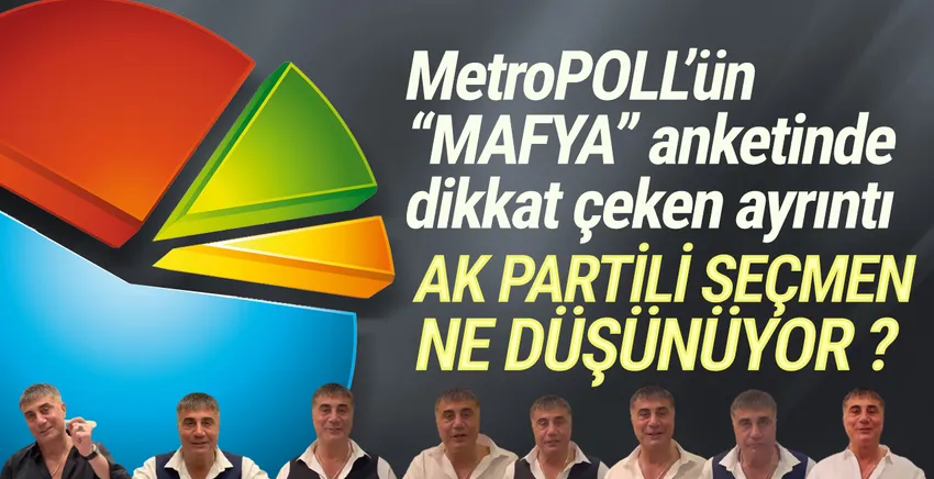 MetroPOLL'ün ''mafya'' anketinde dikkat çeken ayrıntı