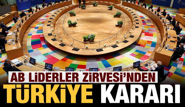 AB Liderler zirvesinden Türkiye açıklaması