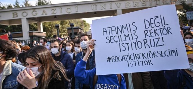 Boğaziçi Üniversitesi protestoları altıncı ayını doldurdu