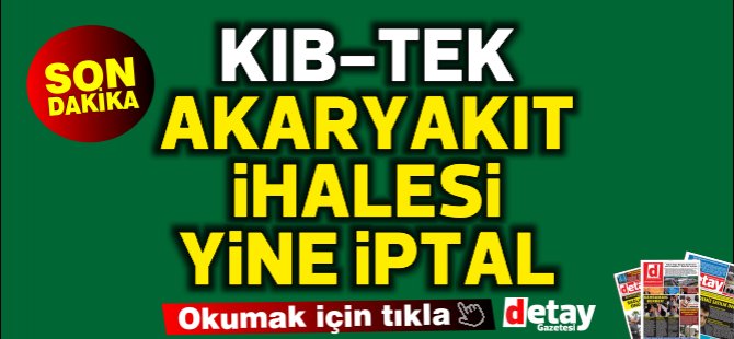 Bakan Arıklı kazananı ilan etmişti ama ihale yine İPTAL oldu!