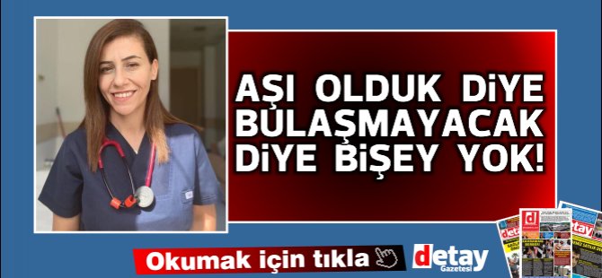 Dr. Kamiloğlu Aşı olduk diye hastalık bulaşmıyor diye beişey yok!