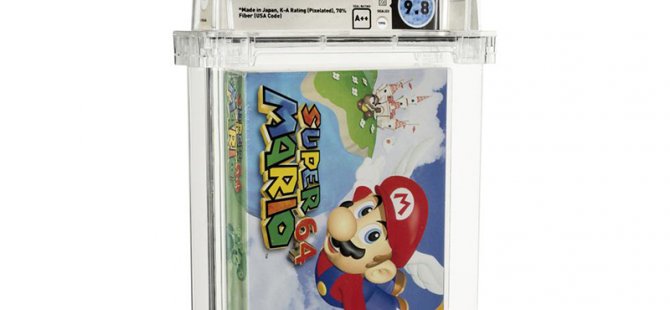 1996 Yapımı Super Mario 64 Oyunu, 1.56 Milyon Dolara Satıldı