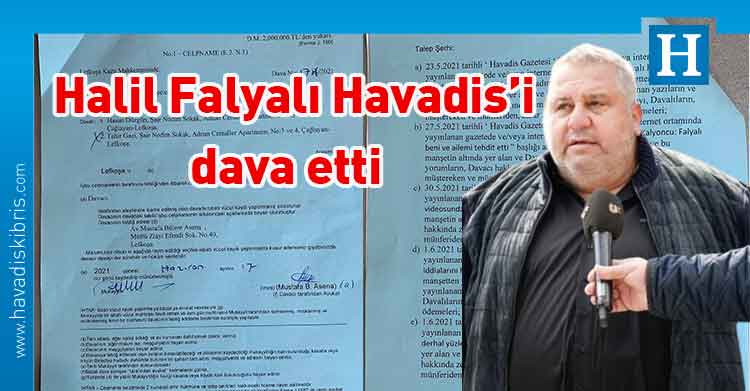 Falyalı'dan Havadis Gazetesi’ne dava