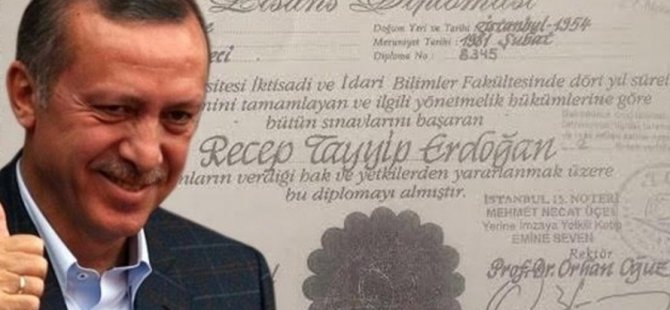 Erdoğan’ın Diplomasına Görmeden Onay Veren Katibi Soruşturmayan Notere Uyarı