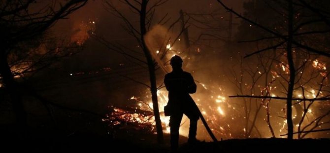 Atina’nın kuzeyindeki orman yangınları yeniden alevlendi