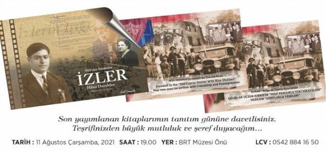 Sevil Emirzade’nin “Uğurlar Olsun Kıbrıs'ın ‘Mavi Panjurlu Eski Hikayeleri’ Adlı Kitabı Tanıtılacak