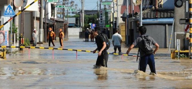 Japonya'da sağanak: Binlerce kişiye tahliye uyarısı verildi