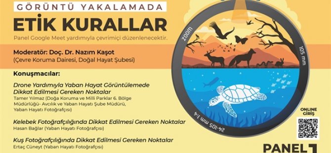 Yaban Hayatta Görüntü Yakalarken Dikkat Edilmesi Gereken Etik Kurallara Dikkat Çekmek Amacıyla Panel Düzenlenecek