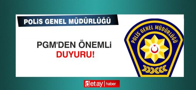 PGM Sürücüleri Uyardı