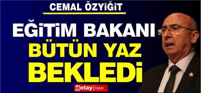 Özyiğit: Mevcut yönetim anlayışı endişelendiriyor