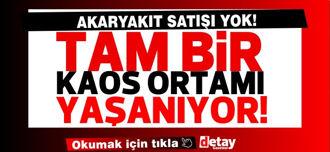 KKTC'de tam bir kaos yaşanıyor! Akaryakıt krizi derinleşiyor...