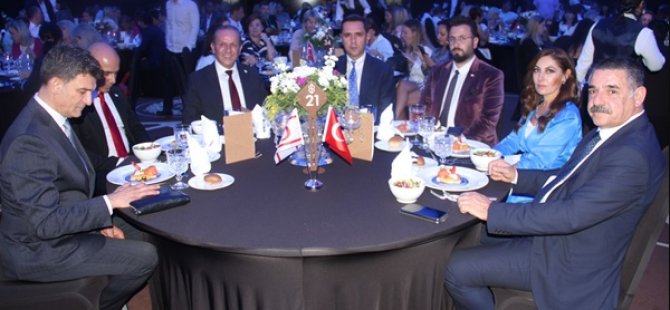 Antalya Turizm Fuarı etkinlikleri kapsamında Kıbrıs Gecesi ve Gala yemeği düzenlendi