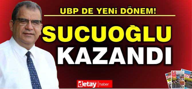 UBP Kurultayında tüm sandıklar açıldı! 11. UBP Genel Başkanı Dr. Faiz Sucuoğlu