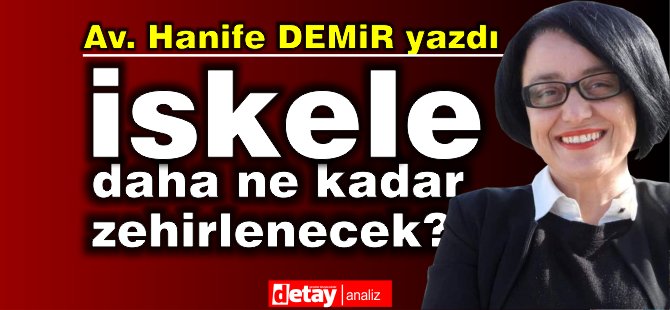 Av. Hanife Demir yazdı.. "İskele daha ne kadar zehirlenecek?"