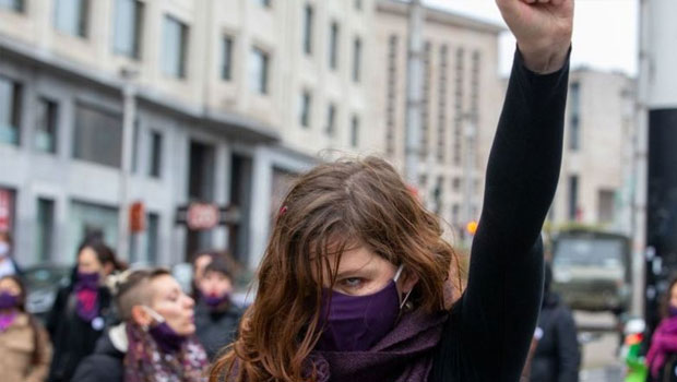 Belçika'da kadınlar 'gece hayatında cinsel saldırganlığı' protesto etti