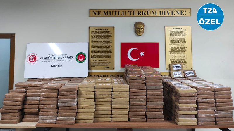 Mersin'de yakalanan bin 300 kilo kokainin sahibi faili meçhul!