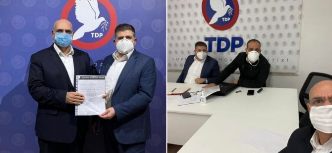 Muhasip Nevzat Özkunt TDP'ye adaylık müracaatı yaptı