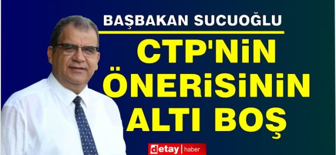 Başbakan Sucuoğlu: Sterlini 12 Türk Lirası’na sabitleme gibi bir çalışmamız var