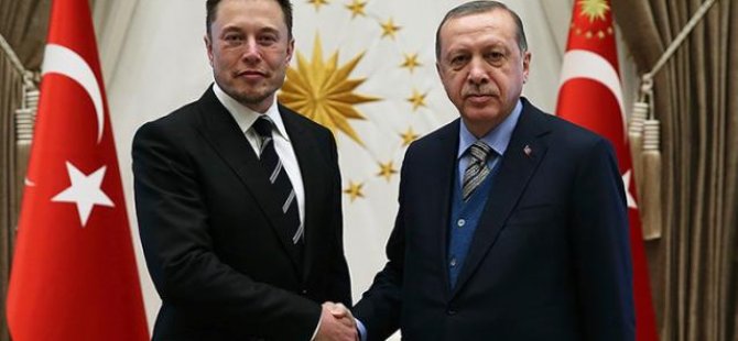 Erdoğan, Tesla'nın Kurucusu Elon Musk İle Görüştü