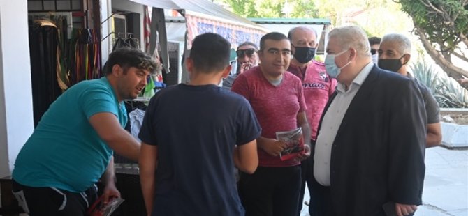 TKP Yeni Güçler Lefkoşa Çarşısını Ziyaret Etti