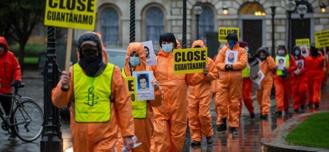 Londra’da Guantanamo Protestosu