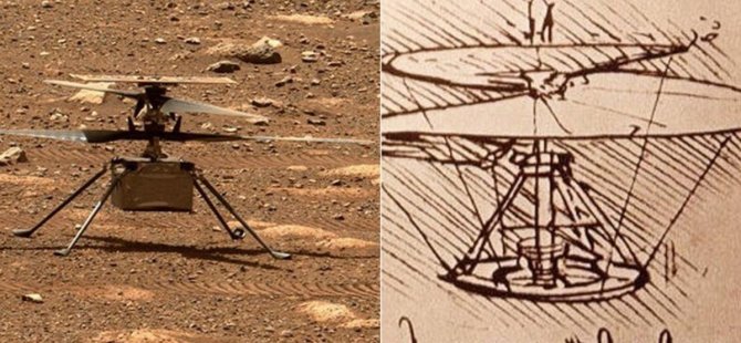 Leonardo Da Vinci'nin 1480'lerin Sonlarında Çizdiği Helikopter 2022’de Gerçekten Uçabiliyor!