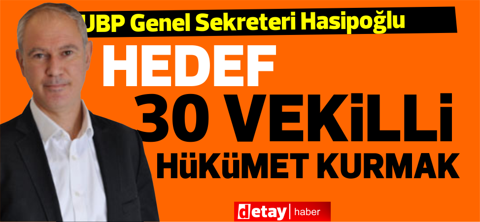 Oğuzhan Hasipoğlu: “İlk hedef 30 milletvekili ve üstü”