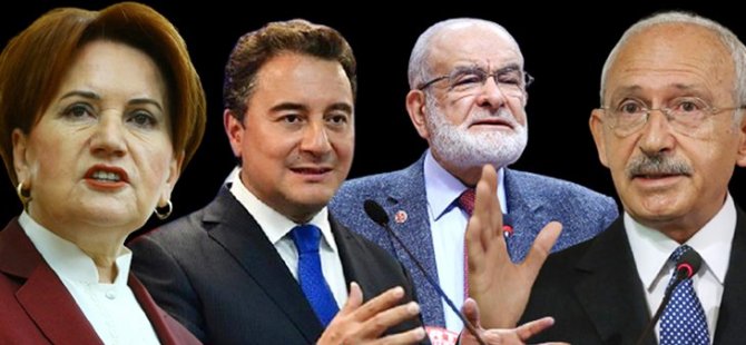 Türkiye'de 6 Muhalefet Lideri Bu Akşam Bir Araya Gelecek