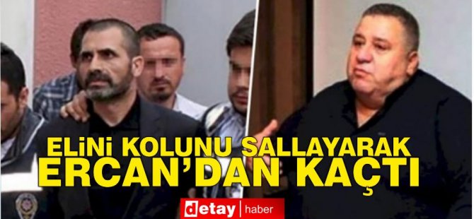 Elini kolunu sallayarak Ercan’dan çıkış yaptı