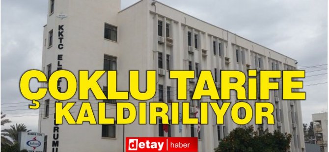 Elektrikte çoklu tarife sistemi yürürlükten kaldırılıyor