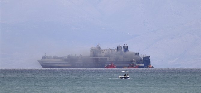 Yunanistan'da Yangın Çıkan Feribottaki Kayıplardan Birine Ulaşıldı