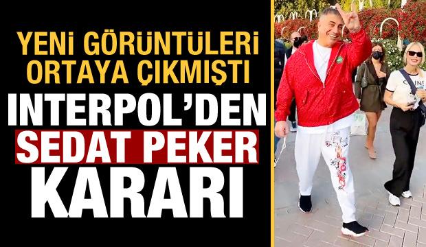 Interpol, suç örgütü lideri Sedat Peker için 194 ülkede kırmızı bülten çıkardı