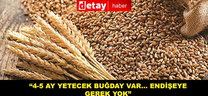 Ekmeklik Buğdayla İlgili Bir Sıkıntı Bulunmadığını Açıkladı.