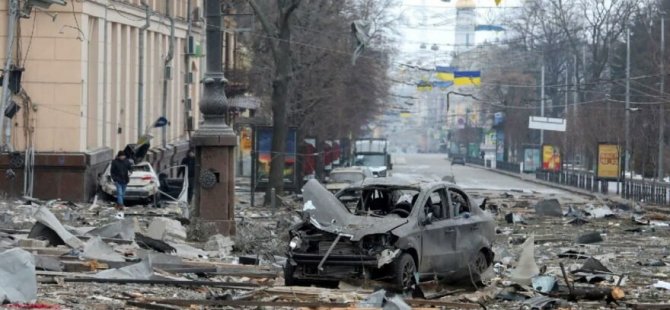 Rusya-Ukrayna savaşı… Rus paraşüt birliklerinin indiği Harkov, bombardıman altında