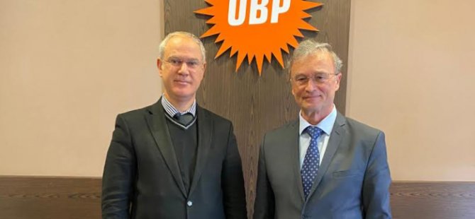 Slovakya Büyükelçi Jan Skoda UBP’yi ziyaret etti