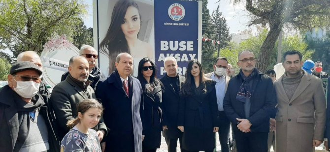 Girne Belediyesi Buse Aksay Parkı düzenlenen törenle açıldı