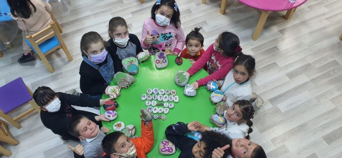 Girne'de Taş Boyama Etkinliği Gerçekleştirildi