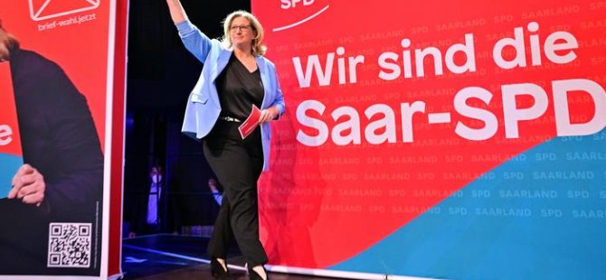 Saar eyaletinde seçimi SPD kazandı