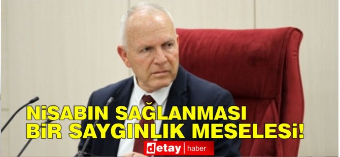 Töre: Nisaba destek 50 milletvekilinin tamamının sorumluluğu