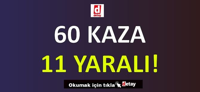 Kıbrıs'ta Geçtiğimiz Hafta Toplam 60 Kaza Gerçekleşti