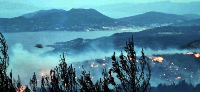 Sisam Adası Sabaha Kadar Yandı, Yaralılar Var