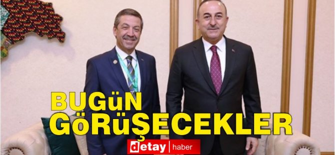 Ertuğruloğlu, bugün, Türkiye Dışişleri Bakanı Mevlüt Çavuşoğlu ile bir araya gelecek