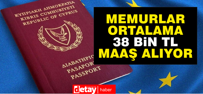 Güney Kıbrıs'ta  ortalama memur maaşı 2341 avro