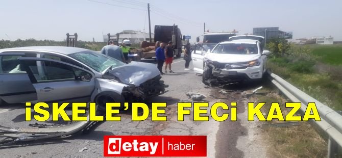 İskele'de Feci Kaza: 2'si Çocuk 6 Yaralı