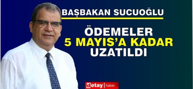 Sucuoğlu: Elektrik faturalarının ödemeleri 5 Mayıs’a kadar uzatıldı