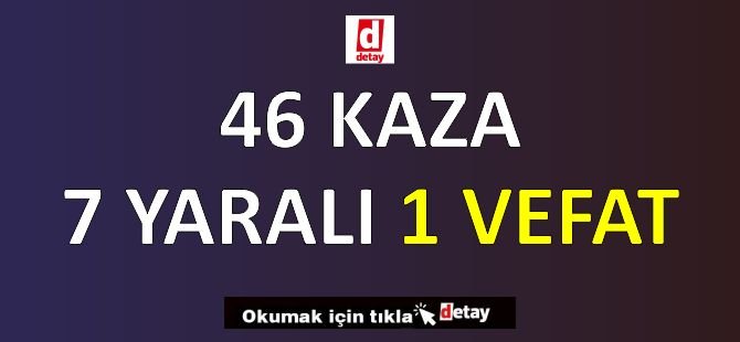 Kıbrıs'ta 46 Kaza 1 Vefat 7 Yaralanma Gerçekleşti