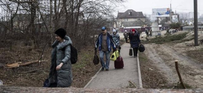 Ukrayna'dan gün içinde 3 bin 846 kişi tahliye edildi